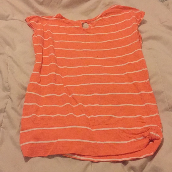 Orange and white striped shirt - Picture 2 of 2